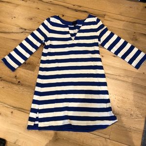 J. Crew xsmall blur&white striped dress